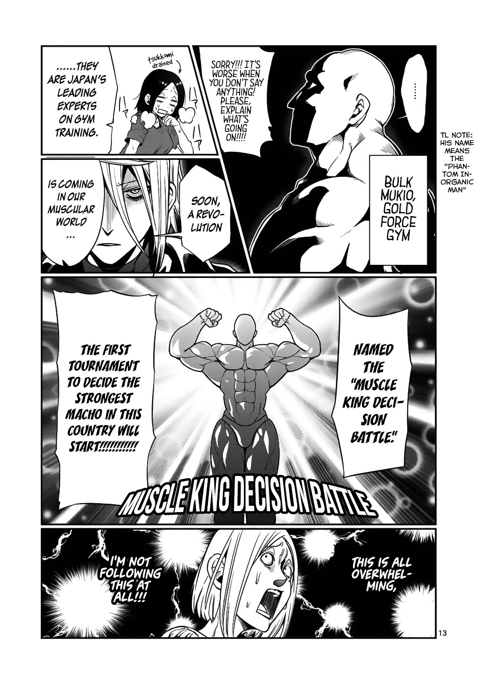 Danberu nan kiro moteru? Chapter 43 page 14 - Chapter 43: Leg Press Machine