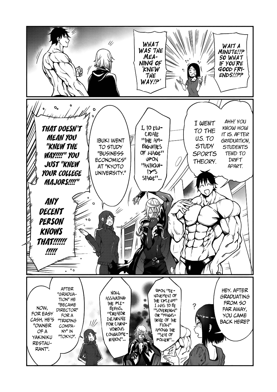 Danberu nan kiro moteru? Chapter 43 page 5 - Chapter 43: Leg Press Machine