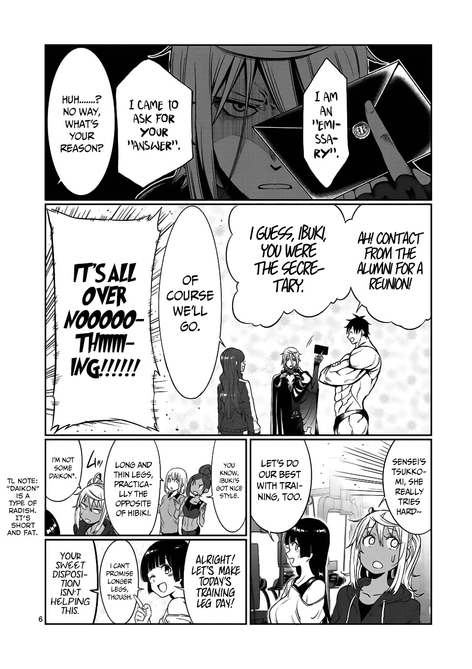 Danberu nan kiro moteru? Chapter 43 page 7 - Chapter 43: Leg Press Machine