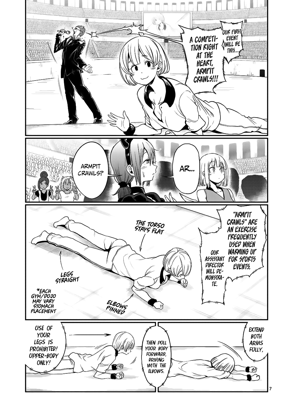 Danberu nan kiro moteru? Chapter 45 page 8 - Chapter 45: Armpit Crawl