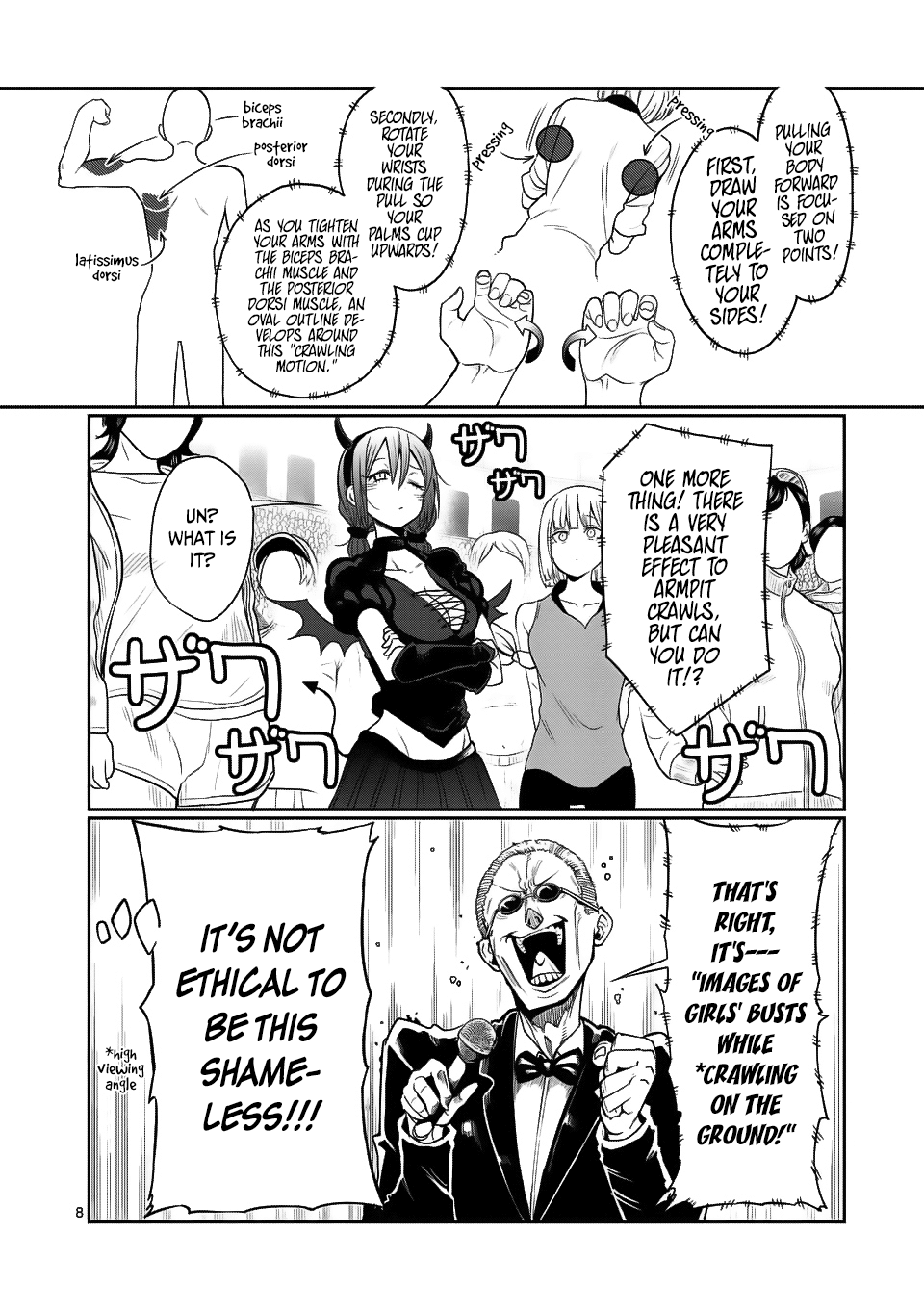 Danberu nan kiro moteru? Chapter 45 page 9 - Chapter 45: Armpit Crawl