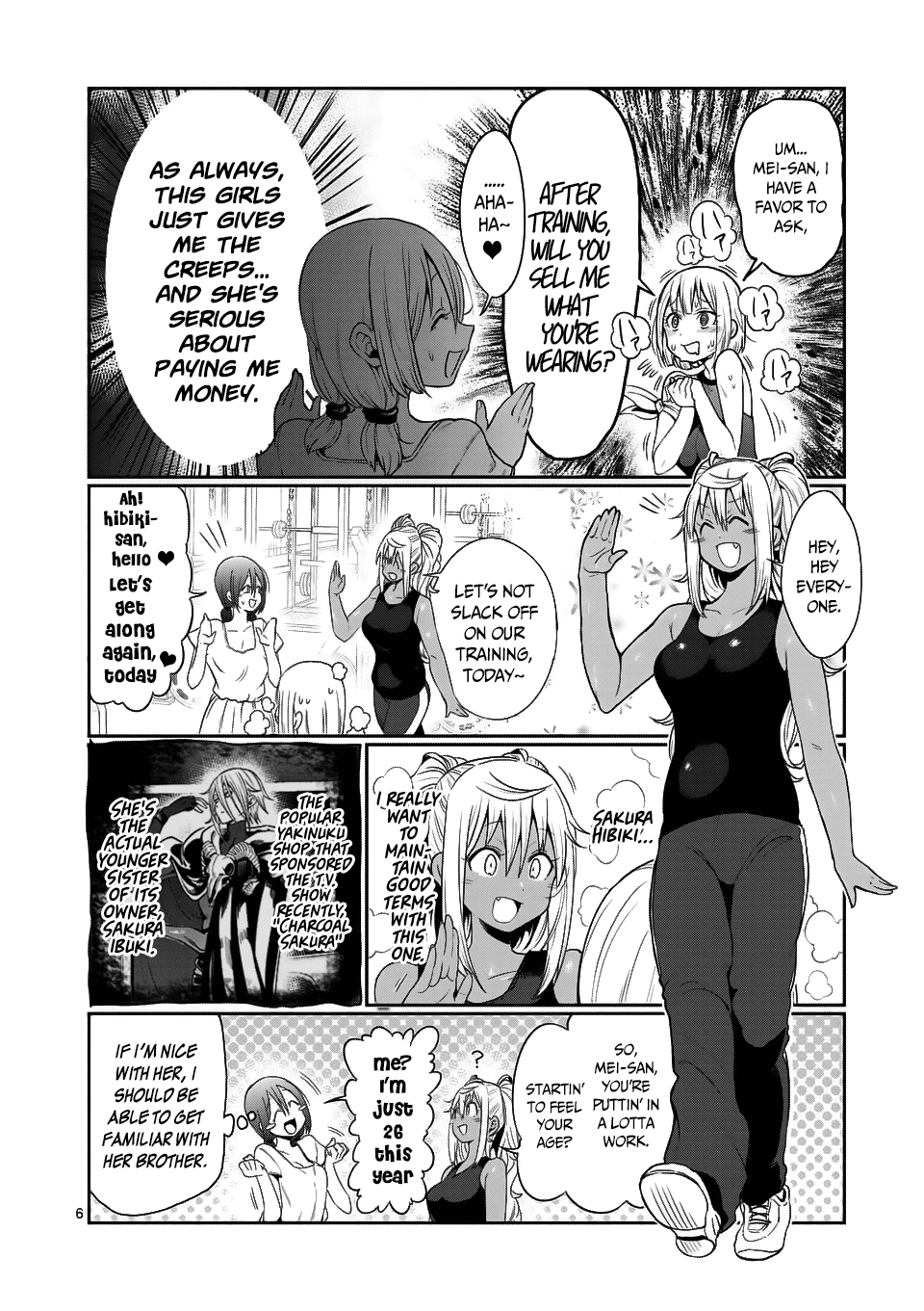 Danberu nan kiro moteru? Chapter 46 page 7 - Chapter 46: Forearm Curls