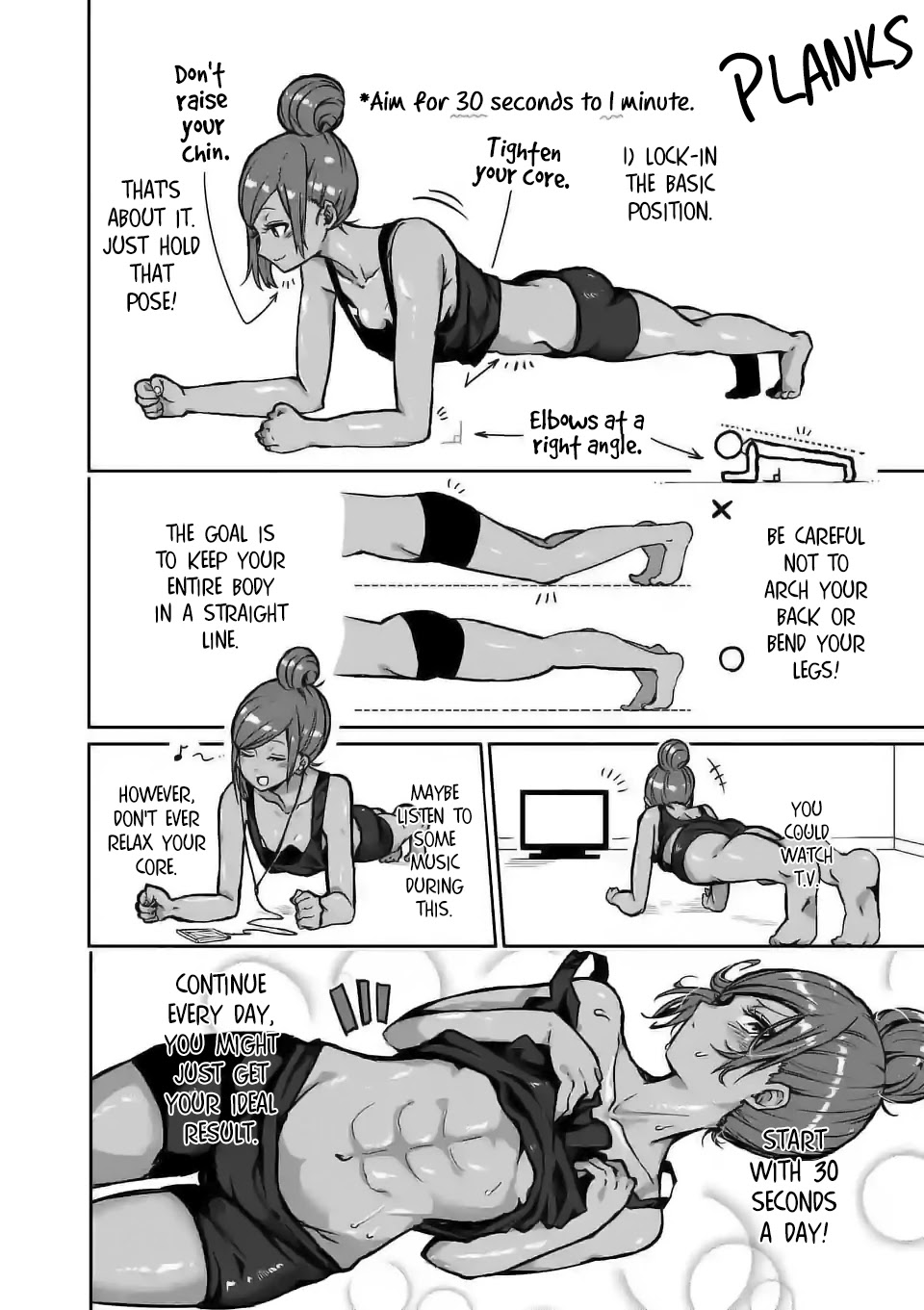 Danberu nan kiro moteru? Chapter 5 page 14 - Chapter 5: Plank