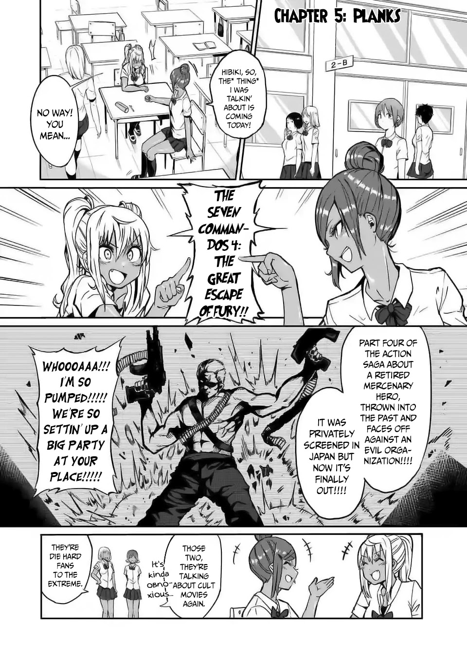 Danberu nan kiro moteru? Chapter 5 page 3 - Chapter 5: Plank