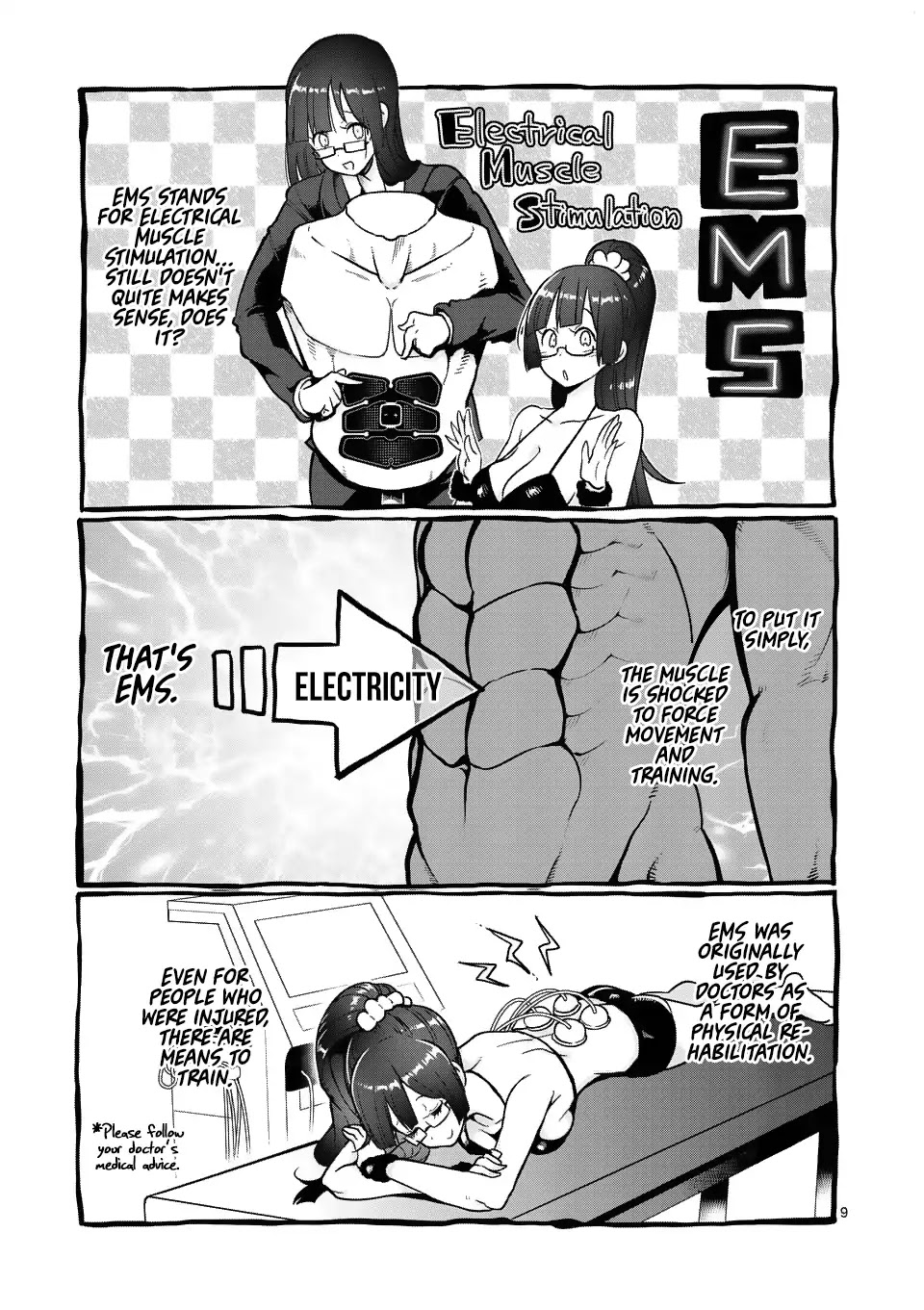 Danberu nan kiro moteru? Chapter 50 page 10 - Chapter 50: Electrical Muscle Stimulation