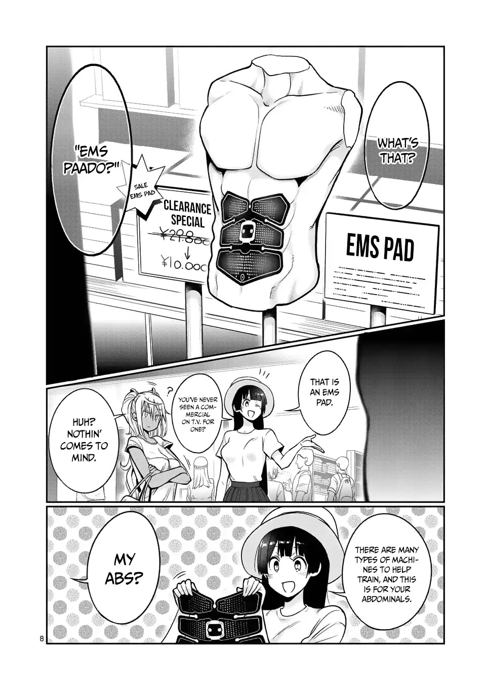 Danberu nan kiro moteru? Chapter 50 page 9 - Chapter 50: Electrical Muscle Stimulation