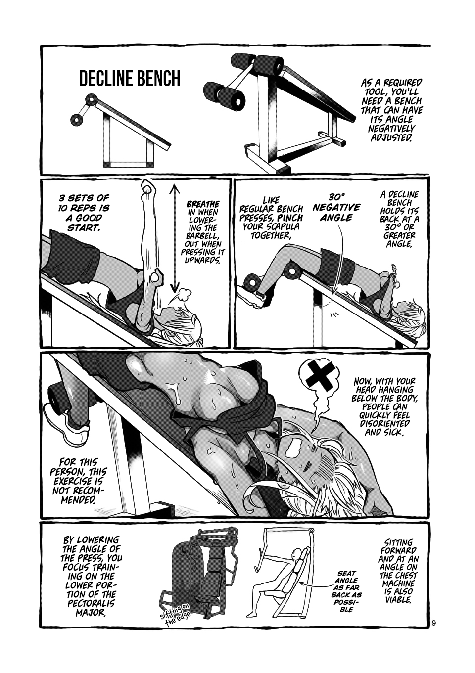 Danberu nan kiro moteru? Chapter 52 page 10 - Chapter 52: Decline Bench Press