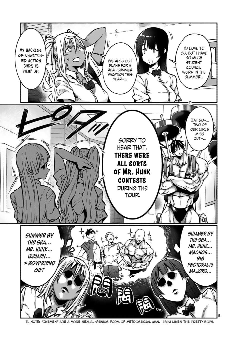Danberu nan kiro moteru? Chapter 52 page 6 - Chapter 52: Decline Bench Press