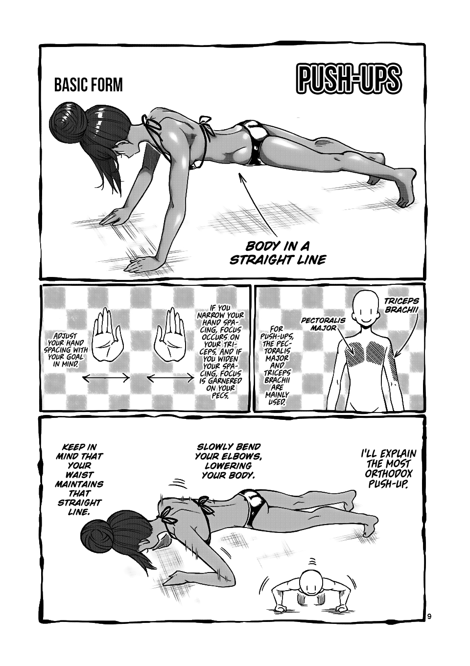 Danberu nan kiro moteru? Chapter 54 page 10 - Chapter 54: Push-Ups