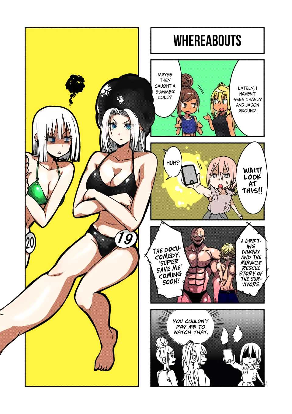 Danberu nan kiro moteru? Chapter 54 page 19 - Chapter 54: Push-Ups