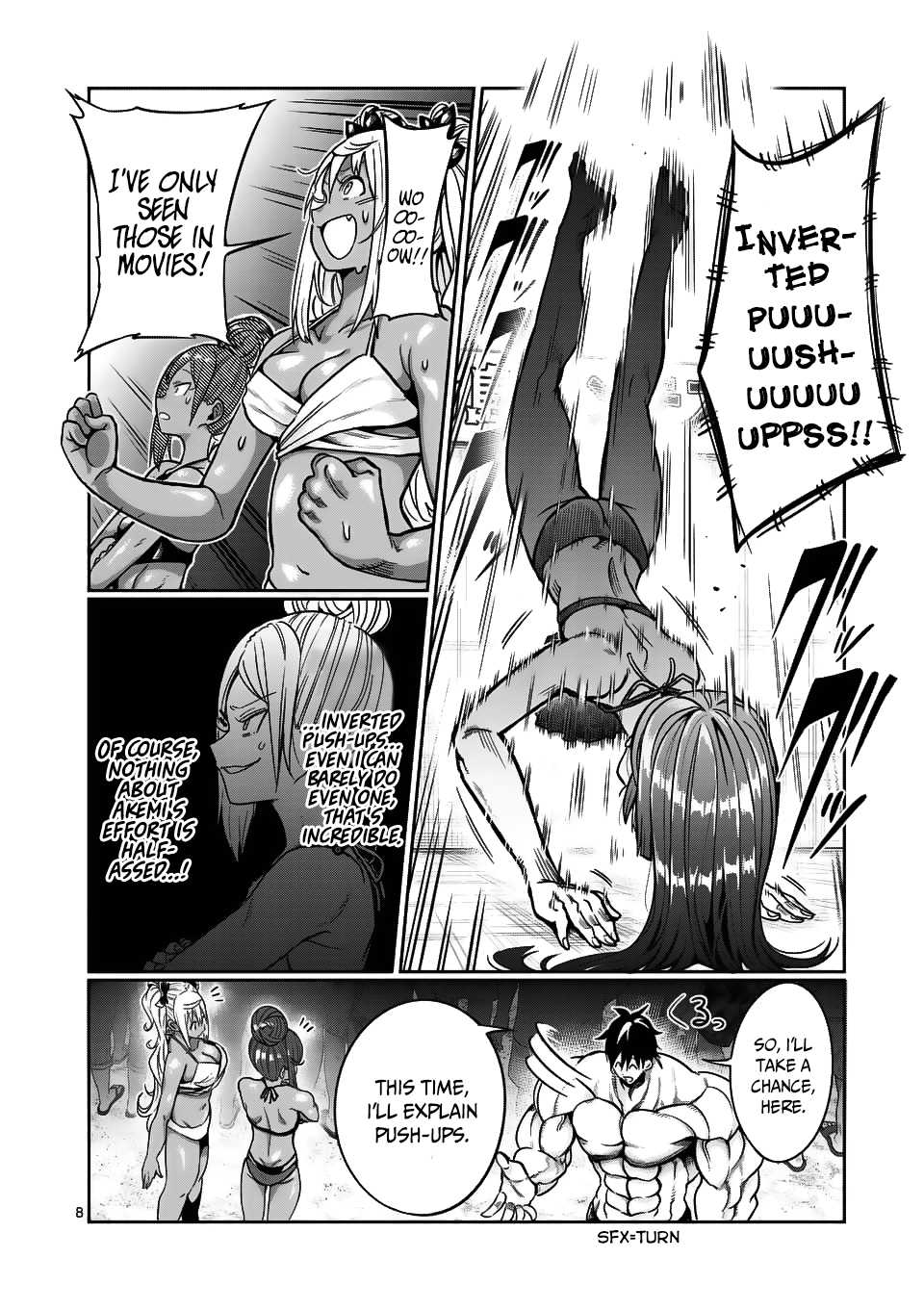 Danberu nan kiro moteru? Chapter 54 page 9 - Chapter 54: Push-Ups