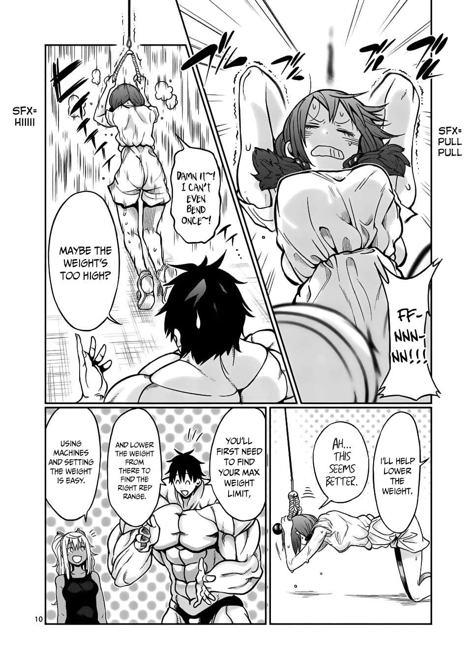 Danberu nan kiro moteru? Chapter 56 page 11 - Chapter 56: Ab Workouts