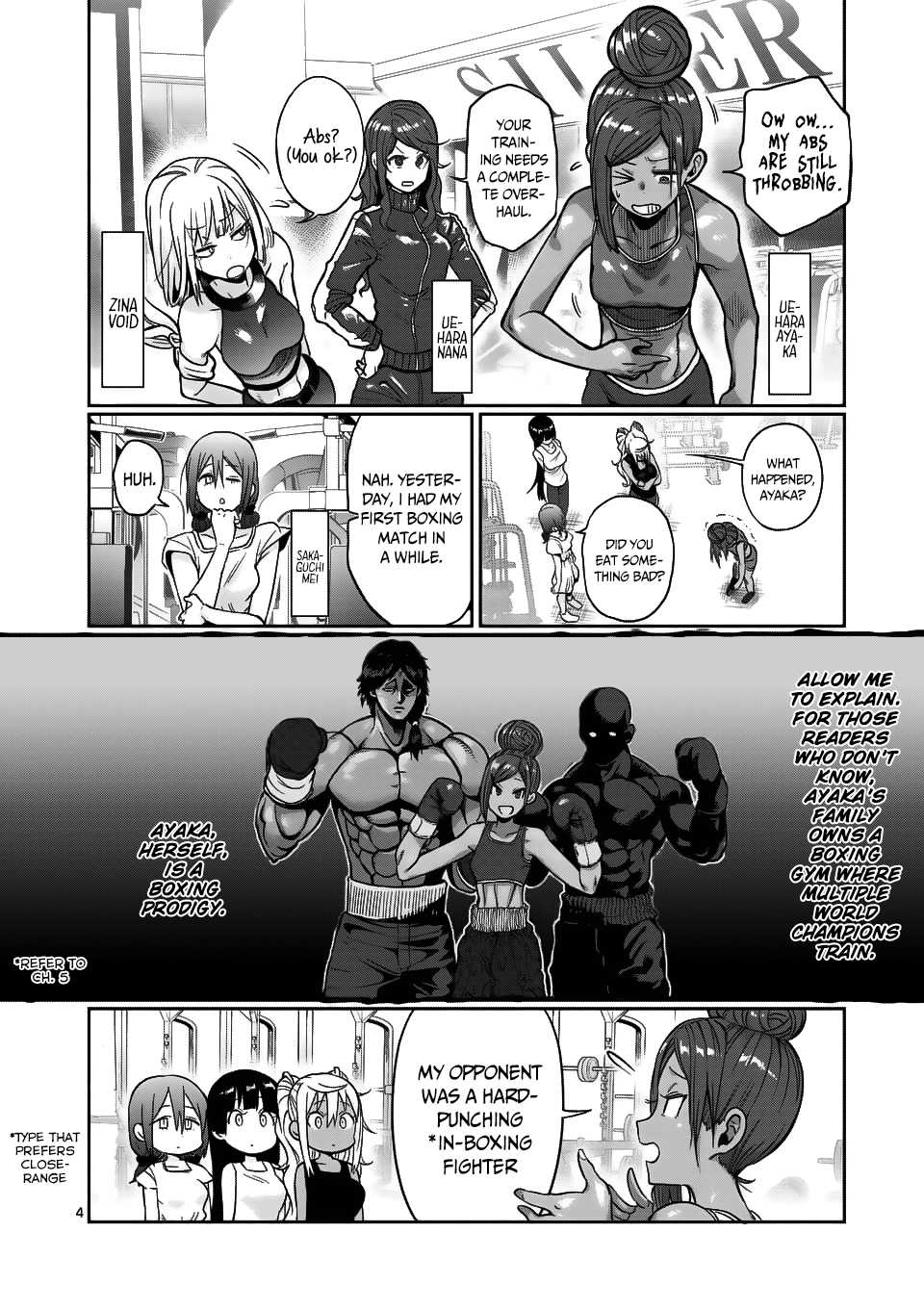 Danberu nan kiro moteru? Chapter 56 page 5 - Chapter 56: Ab Workouts