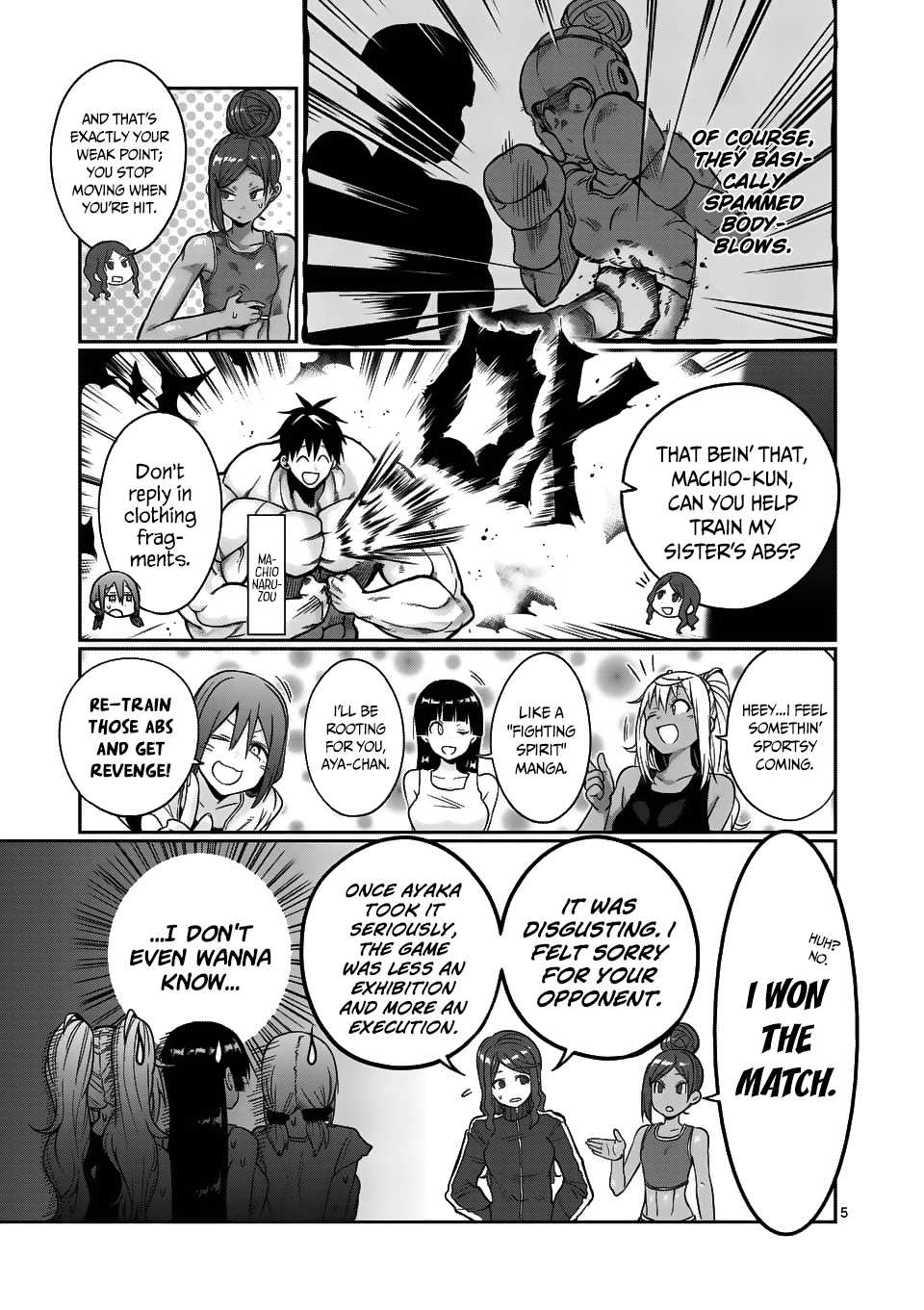 Danberu nan kiro moteru? Chapter 56 page 6 - Chapter 56: Ab Workouts