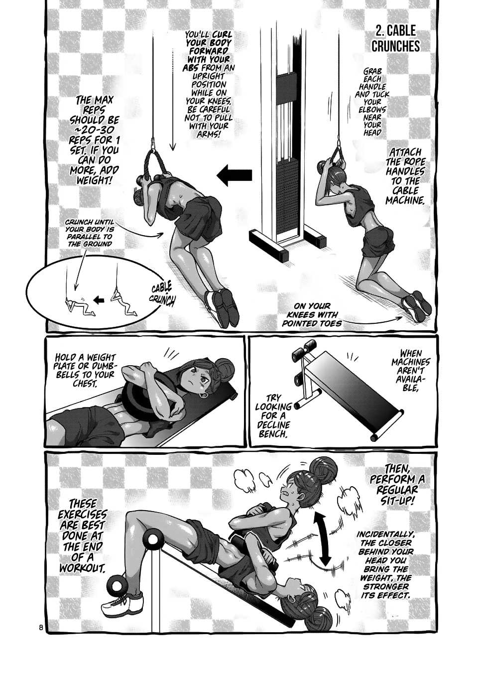 Danberu nan kiro moteru? Chapter 56 page 9 - Chapter 56: Ab Workouts