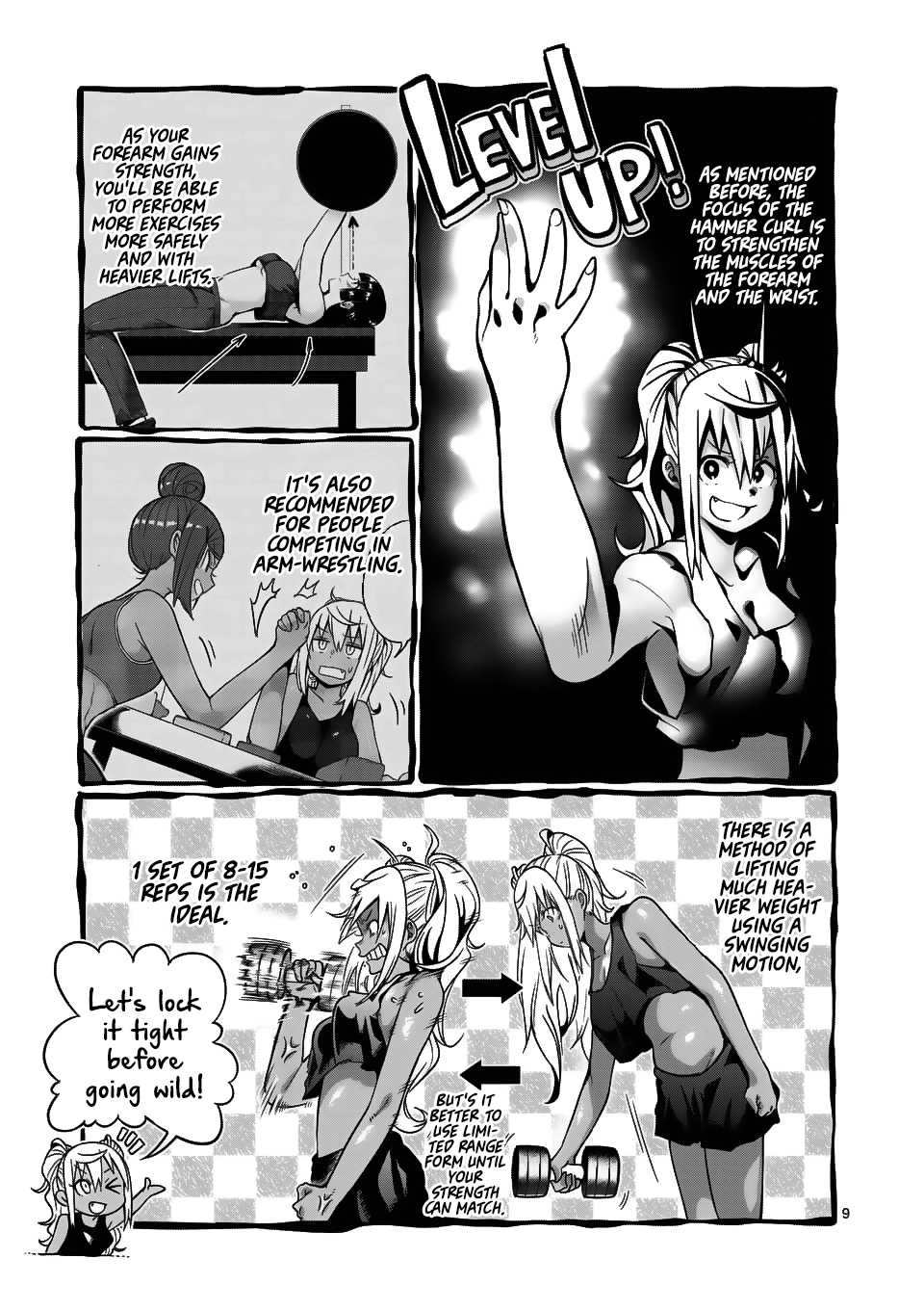 Danberu nan kiro moteru? Chapter 57 page 10 - Chapter 57: Hammer Curls