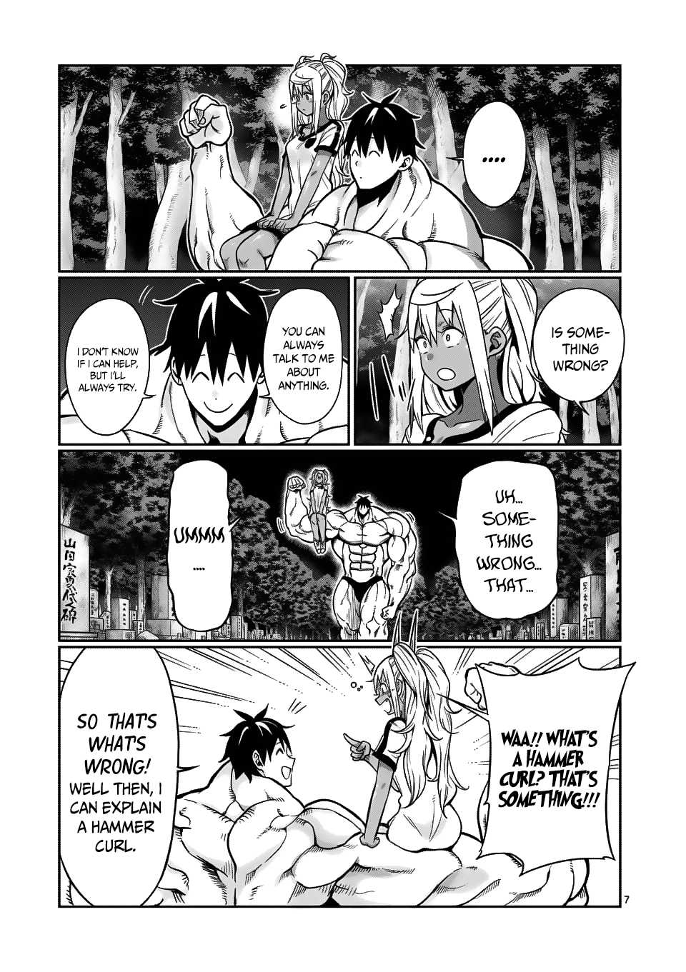 Danberu nan kiro moteru? Chapter 57 page 8 - Chapter 57: Hammer Curls