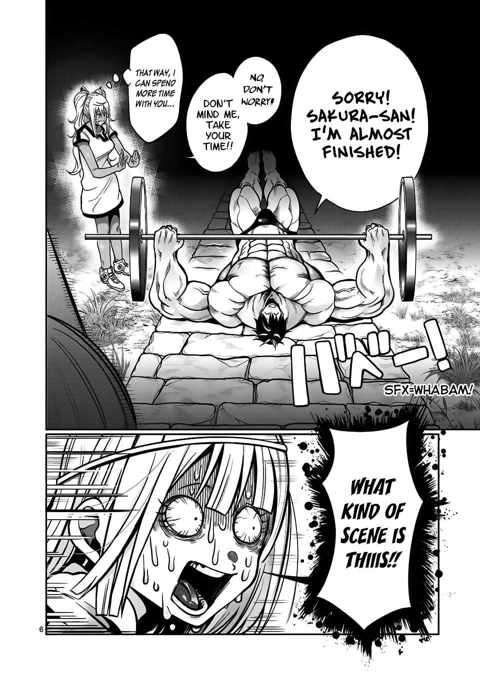 Danberu nan kiro moteru? Chapter 58 page 7 - Chapter 58: Floor Press