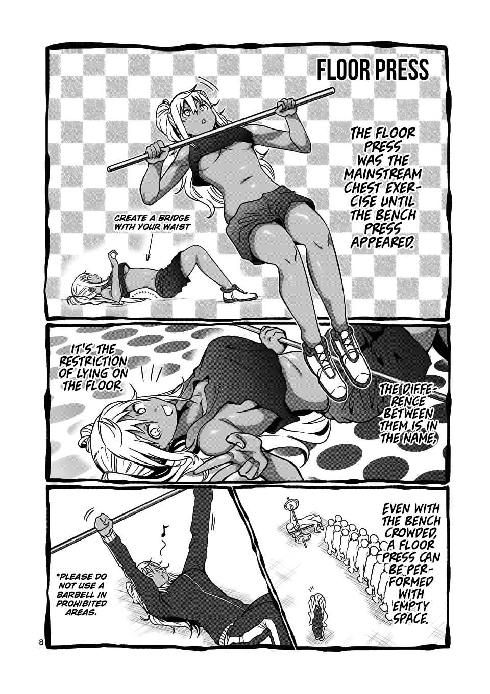 Danberu nan kiro moteru? Chapter 58 page 9 - Chapter 58: Floor Press