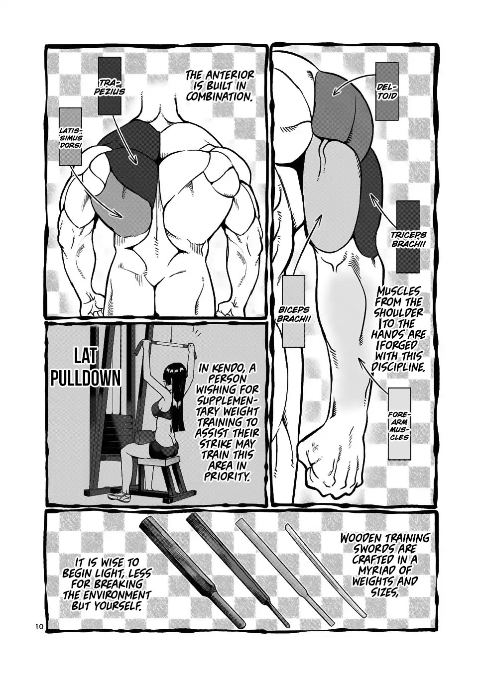 Danberu nan kiro moteru? Chapter 59 page 11 - Chapter 59: Samurai Muscle Training