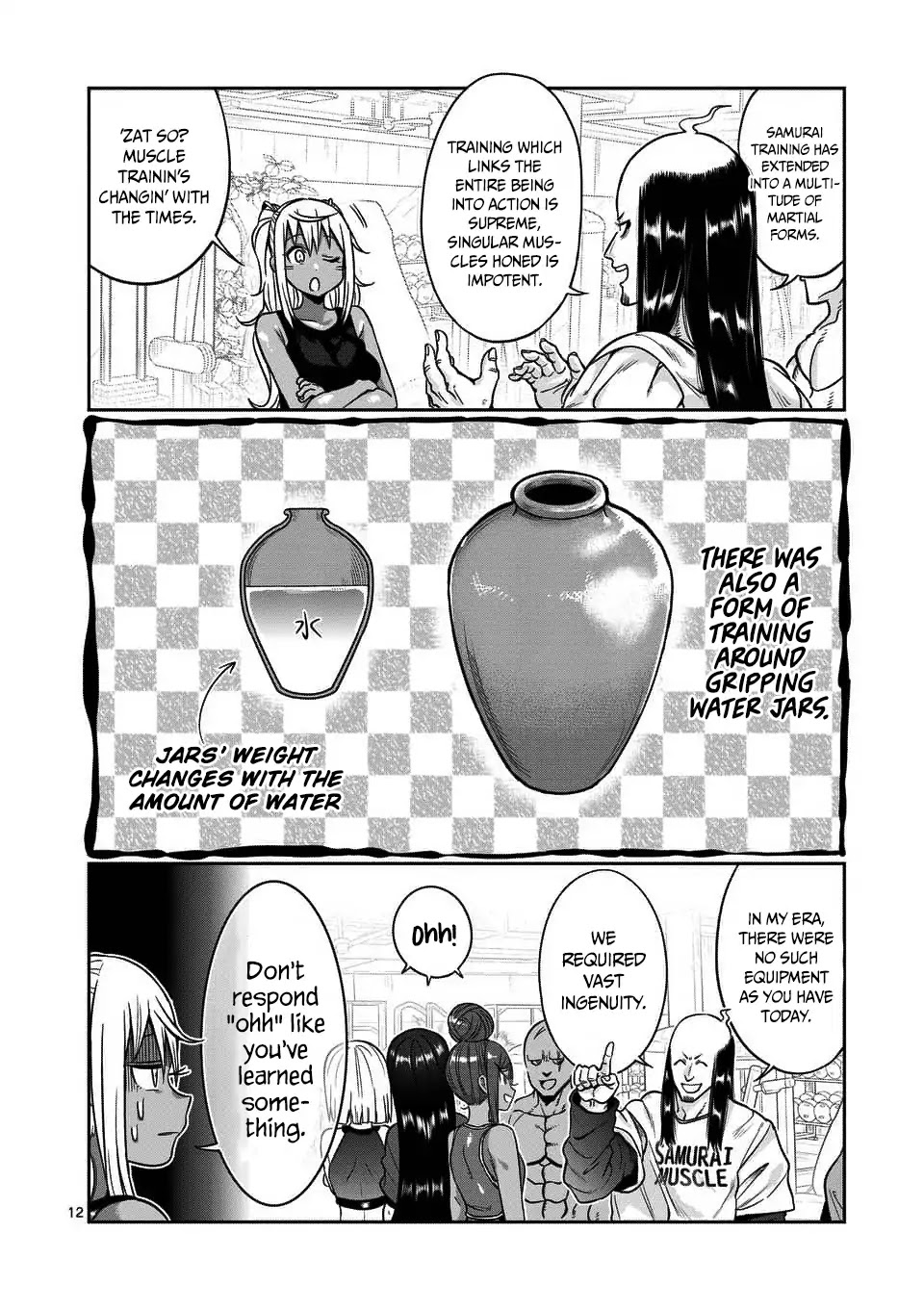 Danberu nan kiro moteru? Chapter 59 page 13 - Chapter 59: Samurai Muscle Training