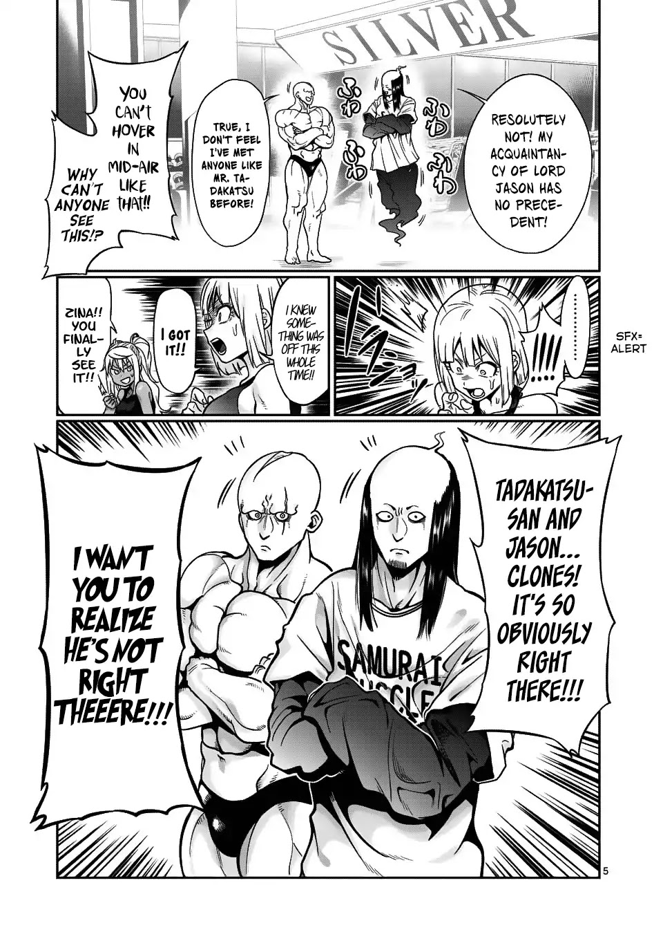 Danberu nan kiro moteru? Chapter 59 page 6 - Chapter 59: Samurai Muscle Training