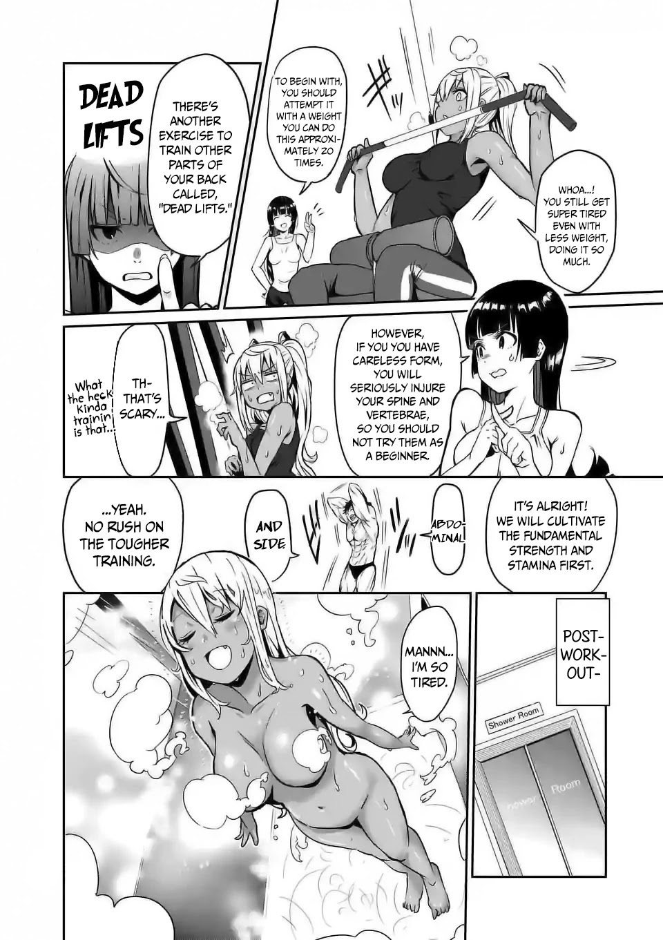 Danberu nan kiro moteru? Chapter 6 page 12 - Chapter 6: Lat Pulldown