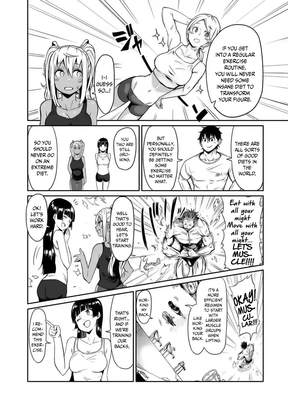 Danberu nan kiro moteru? Chapter 6 page 8 - Chapter 6: Lat Pulldown