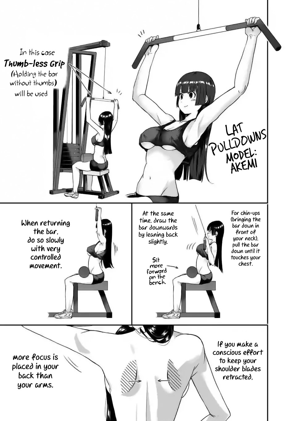 Danberu nan kiro moteru? Chapter 6 page 9 - Chapter 6: Lat Pulldown