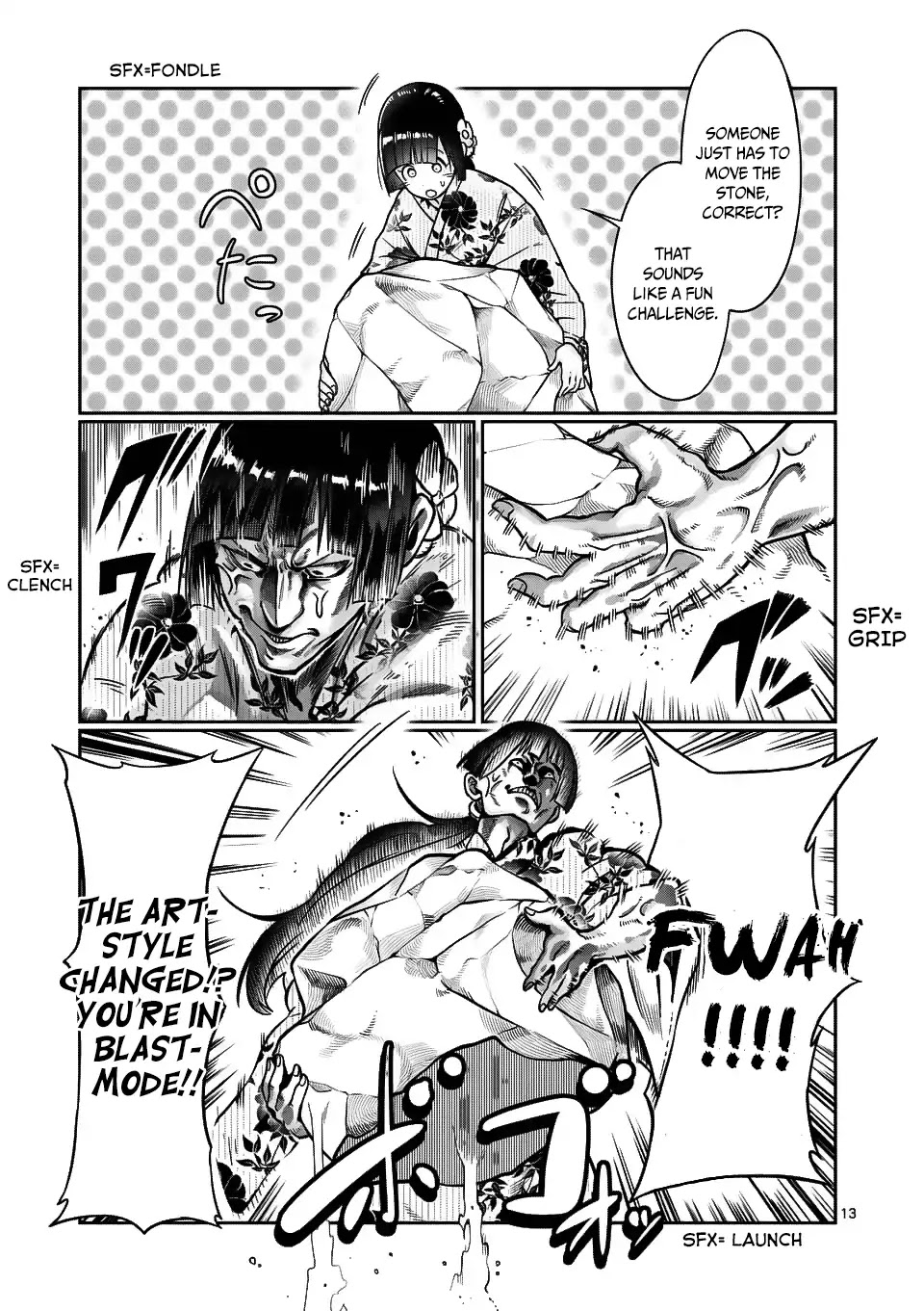 Danberu nan kiro moteru? Chapter 60 page 14 - Chapter 60: Plate Training