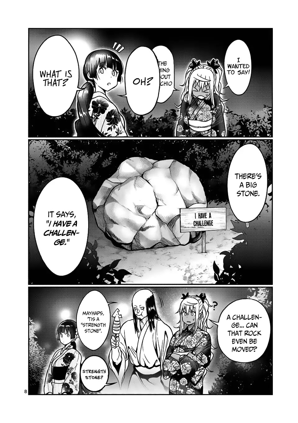 Danberu nan kiro moteru? Chapter 60 page 9 - Chapter 60: Plate Training