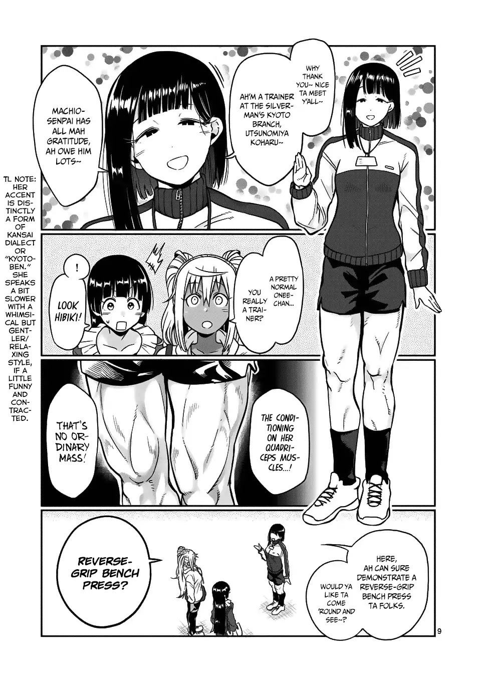 Danberu nan kiro moteru? Chapter 61 page 10 - Chapter 61: Reverse-Grip Bench Press