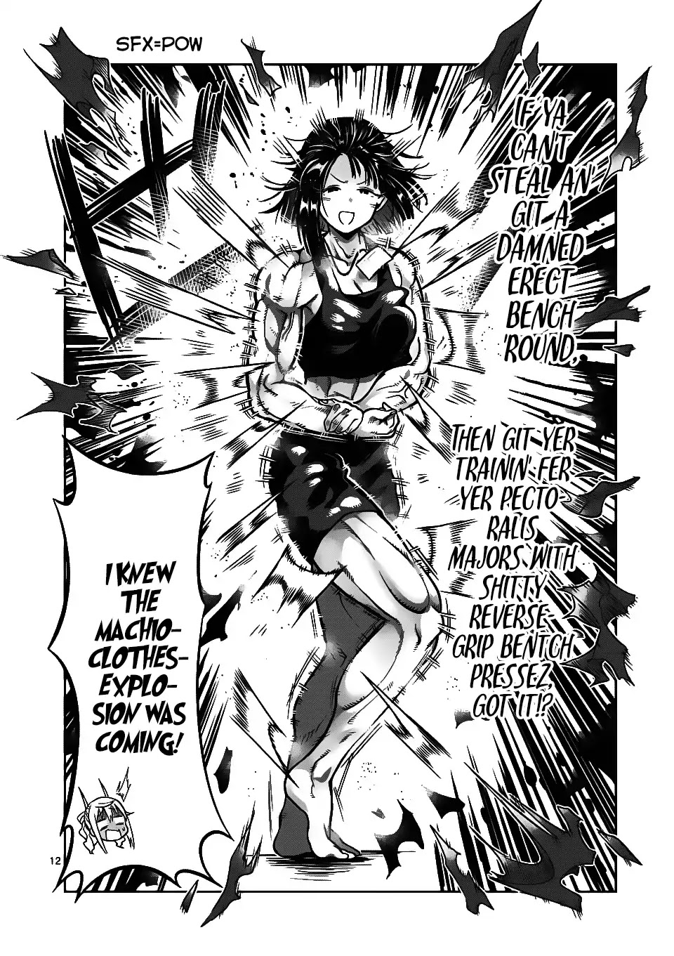 Danberu nan kiro moteru? Chapter 61 page 13 - Chapter 61: Reverse-Grip Bench Press
