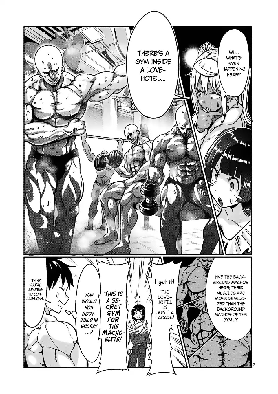 Danberu nan kiro moteru? Chapter 61 page 8 - Chapter 61: Reverse-Grip Bench Press