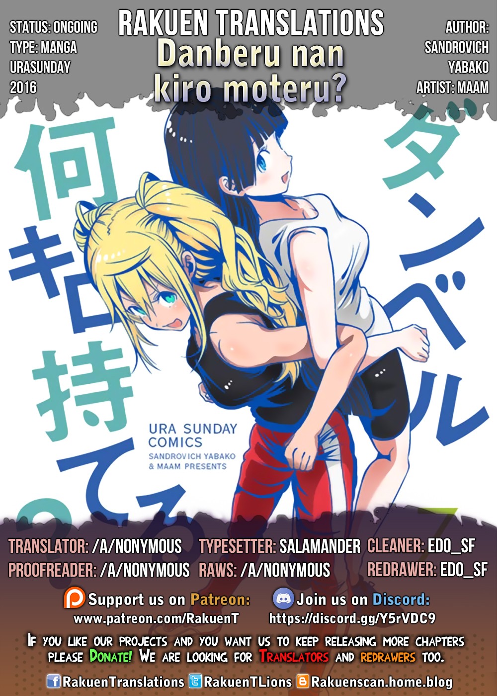 Danberu nan kiro moteru? Chapter 63 page 1 - Chapter 63: 2 Week Abs