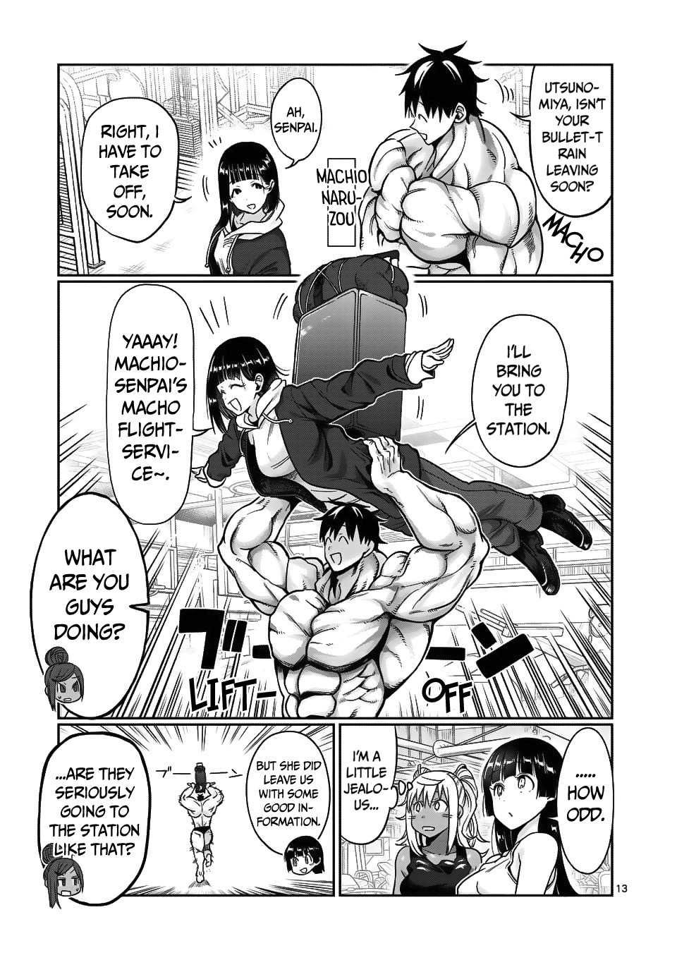 Danberu nan kiro moteru? Chapter 63 page 14 - Chapter 63: 2 Week Abs