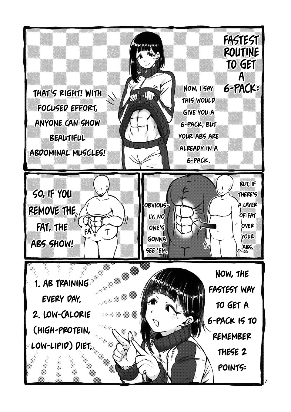 Danberu nan kiro moteru? Chapter 63 page 8 - Chapter 63: 2 Week Abs