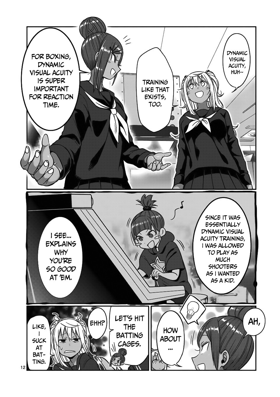Danberu nan kiro moteru? Chapter 65 page 13 - Chapter 65: Dynamic Visual Acuity