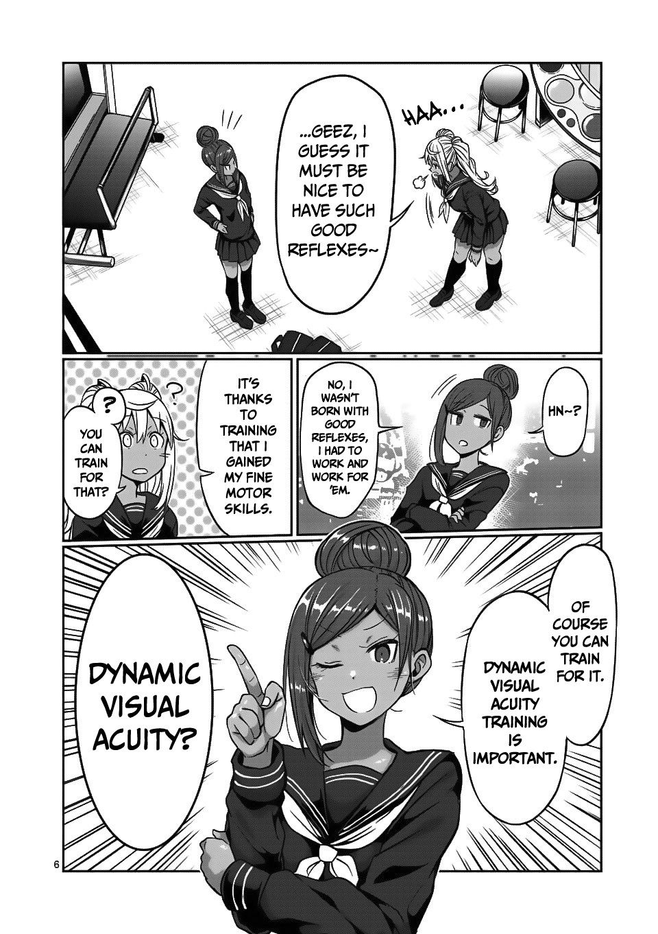 Danberu nan kiro moteru? Chapter 65 page 7 - Chapter 65: Dynamic Visual Acuity