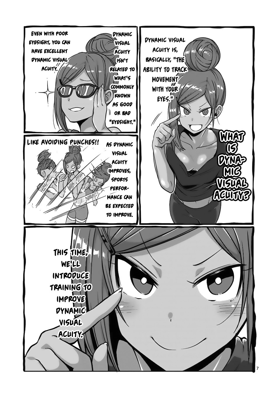 Danberu nan kiro moteru? Chapter 65 page 8 - Chapter 65: Dynamic Visual Acuity