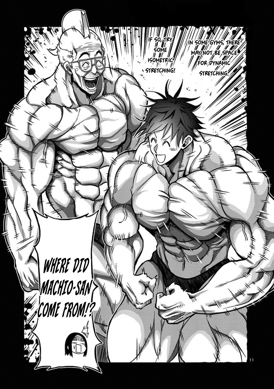Danberu nan kiro moteru? Chapter 66 page 12 - Chapter 66: Isometric Stretching