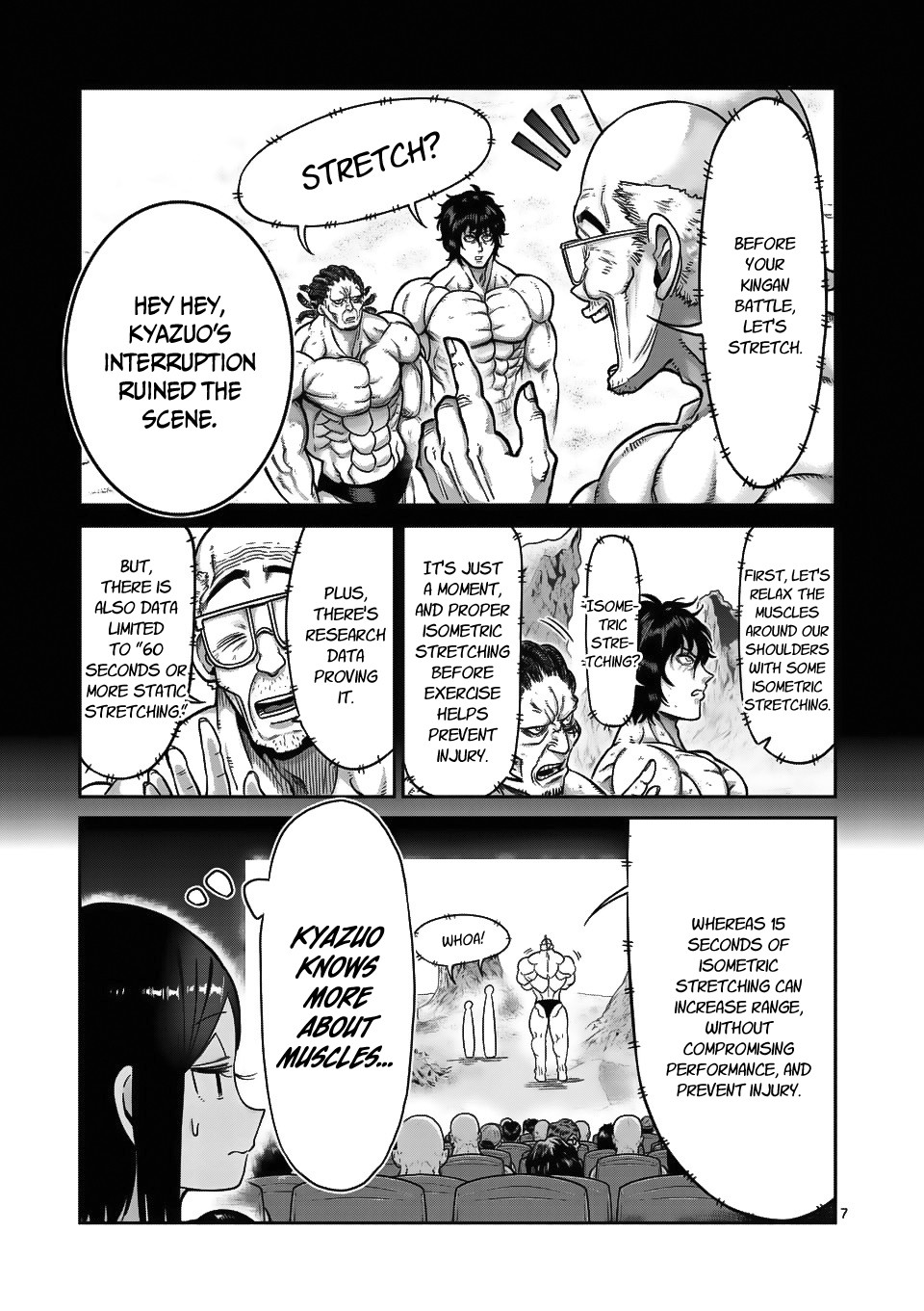 Danberu nan kiro moteru? Chapter 66 page 8 - Chapter 66: Isometric Stretching