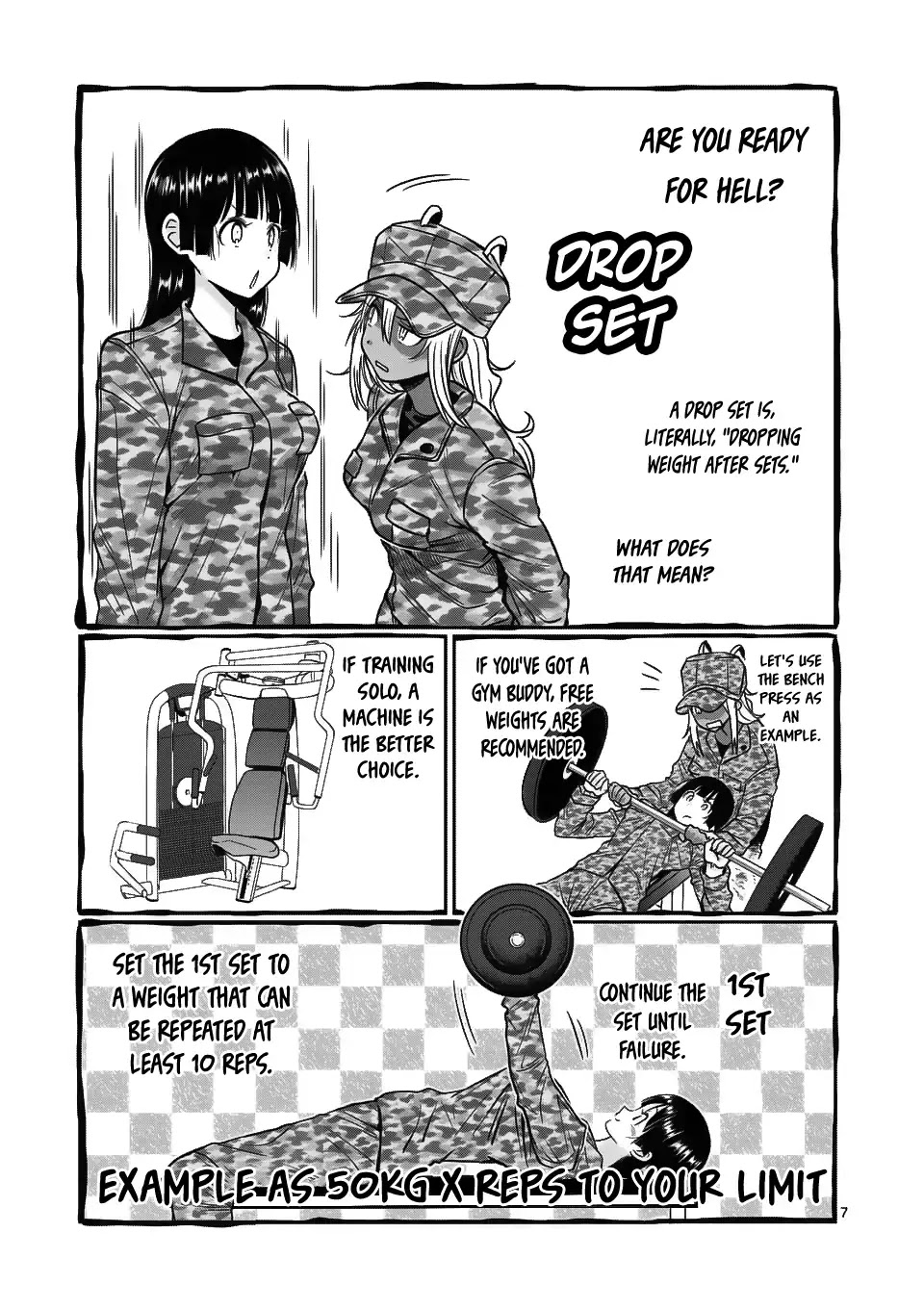 Danberu nan kiro moteru? Chapter 67 page 8 - Chapter 67: Drop Set