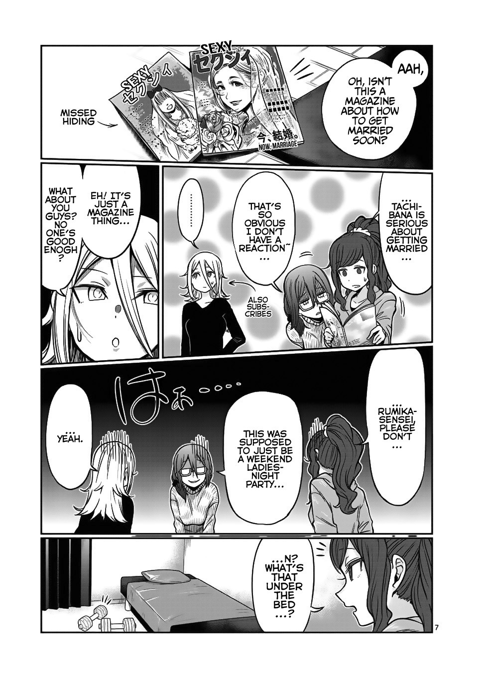 Danberu nan kiro moteru? Chapter 68 page 8 - Chapter 68: Dumbbell Shoulder Press