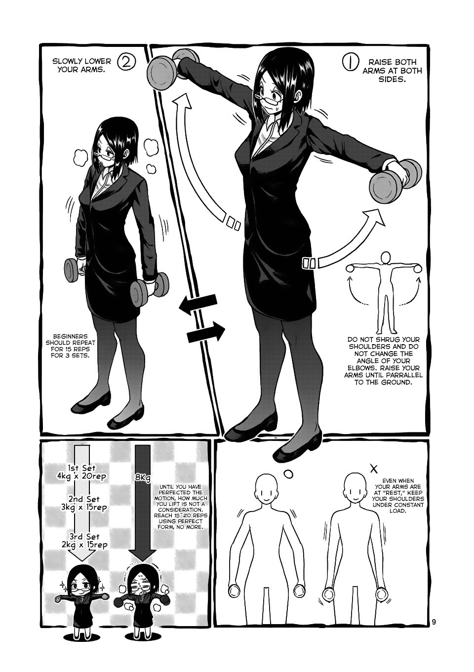 Danberu nan kiro moteru? Chapter 70 page 10 - Chapter 70: Side Raise