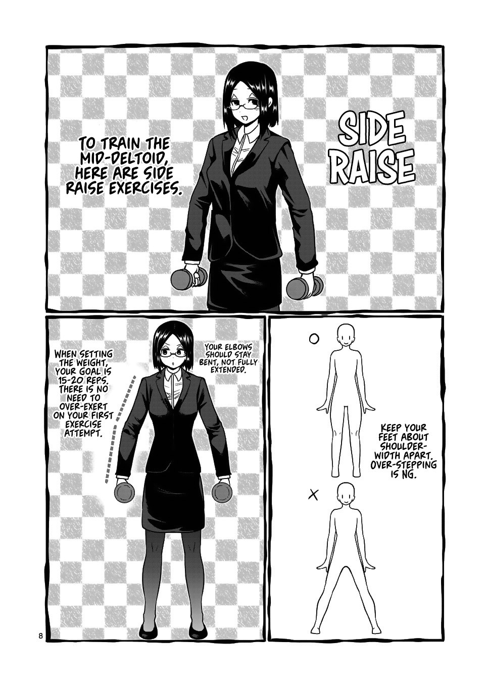 Danberu nan kiro moteru? Chapter 70 page 9 - Chapter 70: Side Raise
