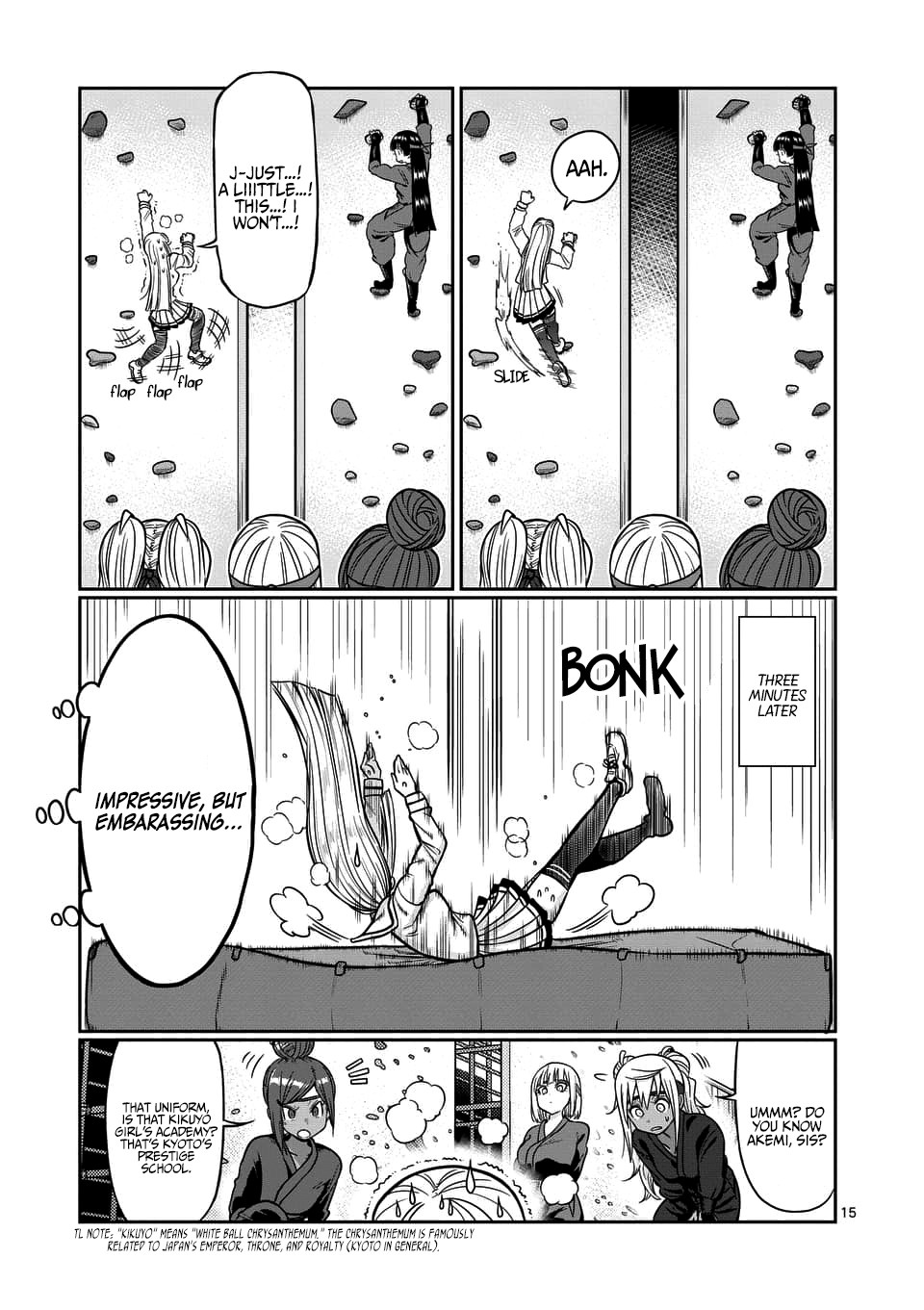 Danberu nan kiro moteru? Chapter 71 page 16 - Chapter 71: Bouldering