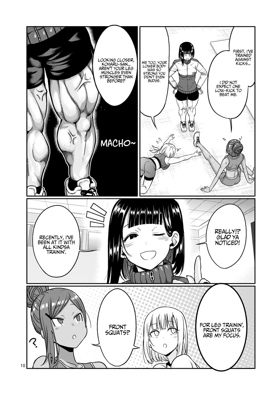 Danberu nan kiro moteru? Chapter 73 page 11 - Chapter 73: Front Squats