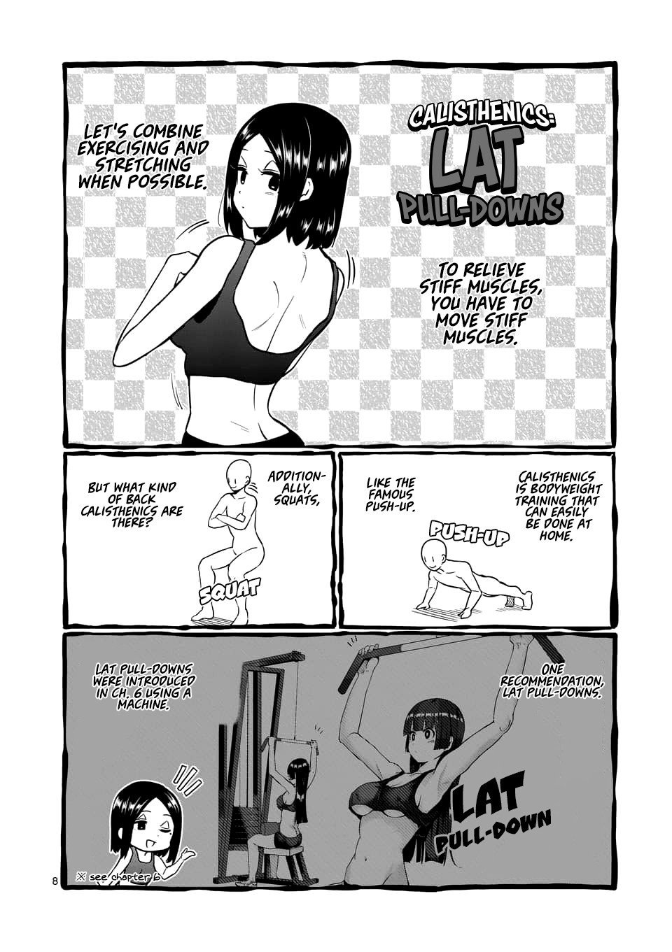 Danberu nan kiro moteru? Chapter 75 page 9 - Chapter 75: Lat Pull-Downs