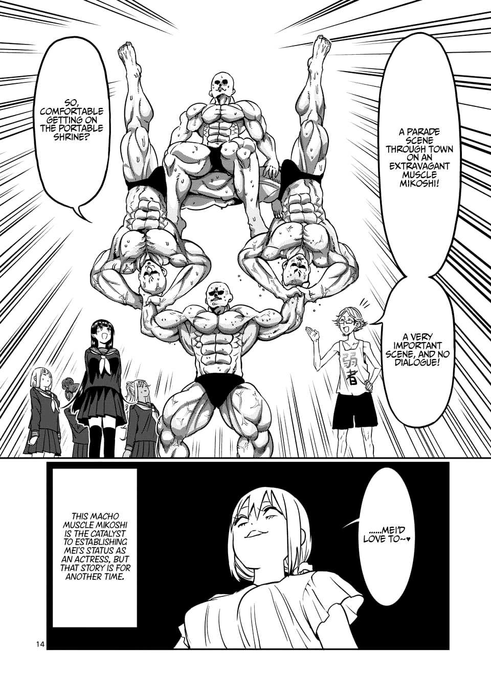 Danberu nan kiro moteru? Chapter 76 page 15 - Chapter 76: Forearm Training